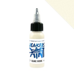 SneakArts Leerverf Wit Ivoor