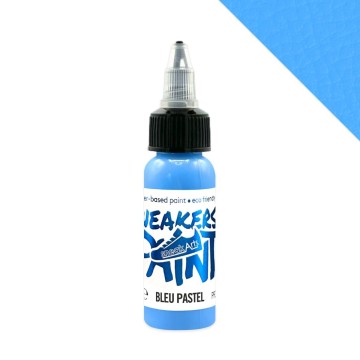 SneakArts Leerverf Pastelblauw