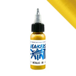 SneakArts Leerverf Gouden