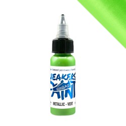 Metallic Leerverf Groen