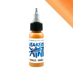 Metallic Leerverf Oranje