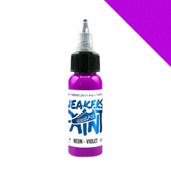 SneakArts Leerverf Neon Violet